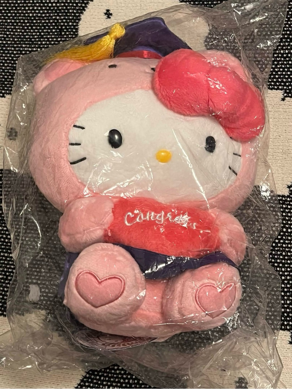 Pink Hello Kitty Sanrio Graduation Plushie Gift / Stuffed Animal